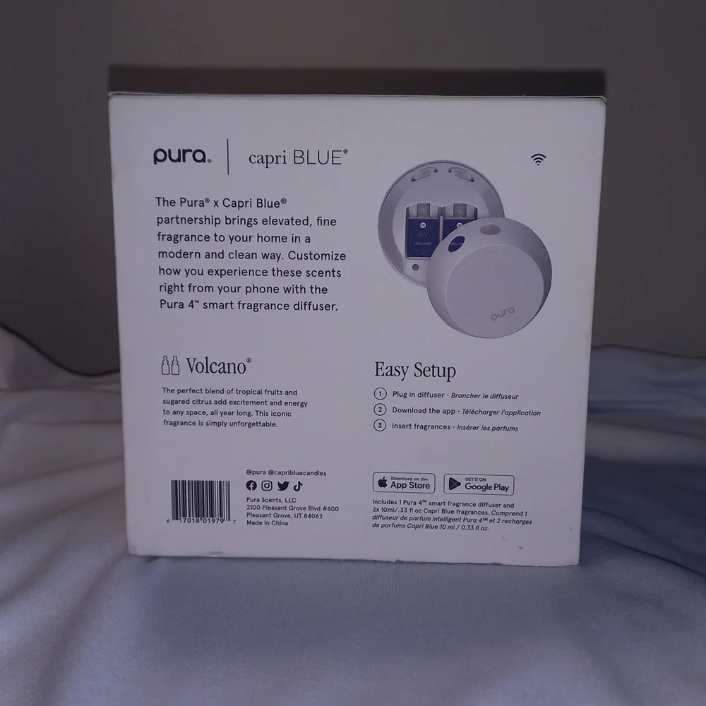 Capri Blue Pura 4 - Smart Fragrance Diffuser Kit -  (Volcano) - Picture 2 of 10
